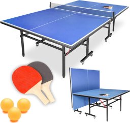 ZOLTA Stół ping-pong 2x rakietka, 3x piłeczka