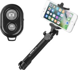 Selfie stick OEM Zestaw / uchwyt selfie z pilotem na bluetooth tripod  czarny