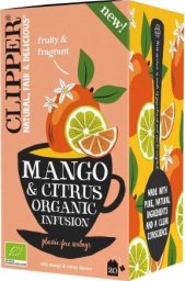 Clipper Clipper - Mango & Citrus Organic Infusion - Herbata 20 Torebek