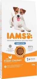  IAMS IAMS Vitality Adult Light in fat - sucha karma dla psa - 12 kg