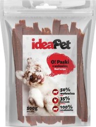  IdeaPet Ideapet Przysmak Dla Psa Paski z Wołowiną 500g