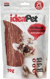  IdeaPet Ideapet Przysmak Dla Psa O! Fileciki z Wołowiną Rybą 70g