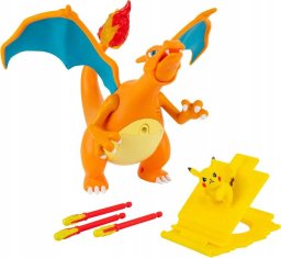 Figurka Pokemon Pokémon Charizard Deluxe Feature Figure Pikachu with Launcher