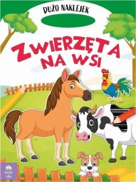 Books And Fun Książeczka Wykrojnik. Zwierzęta na wsi