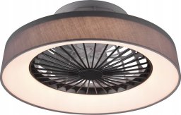 Wentylator Trio RL Wentylator sufitowy z lampą LED FARSUND R62662111 szary