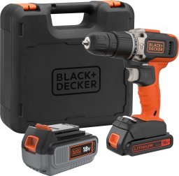 Wiertarko-wkrętarka Black&Decker Black+Decker CD003MEM2K-QW Akku-Hammer