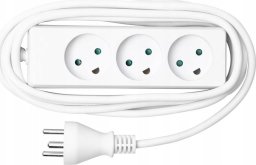 Listwa zasilająca MicroConnect Power strip 3 outlets 5m White