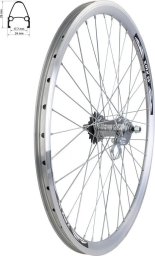 Stars Circle Koło tylne aluminiowe stożkowe z piastą samohamowną Velosteel - 26" Uniwersalny