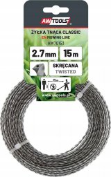 AWTools AWTOOLS ŻYŁKA TNĄCA CLASSIC 2,7x15m/SKRĘCANA