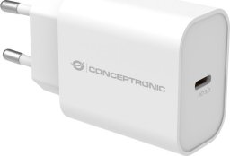 Ładowarka Conceptronic CONCEPTRONIC Ladegerät 1Port  20W,USB-C              PD weiß