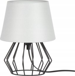 Lampa stołowa Topeshop Merano Lampa Stołowa 1xE27 Max.25W Czarny/Jasnoszary