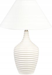 Beliani Lampa stołowa ceramiczna beżowa CELESTE