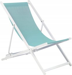 Beliani Leżak Metal Turkusowy LOCRI II