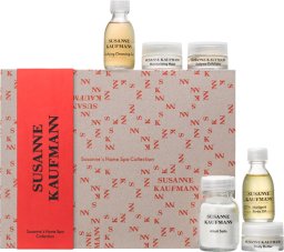 Susanne Kaufmann Susanne's Home Spa Collection Set Susanne Kaufmann: Face Cleansers, Paraben-Free, Purifying, Cleansing Gel, For Face, 30 ml + Body Lotions & Creams, Sulfates-Free, Nourishing, Body Butter, Day, 15 ml + Face Masks & Exfoliators, Enzyme, E