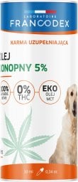 Francodex FRANCODEX PL Olej konopny CBD dla psów i kotów bez Thc 5% 10 ml