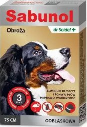  Derma-Pharm Sabunol Odblaskowa Obroża na Kleszcze dla Psa 75cm