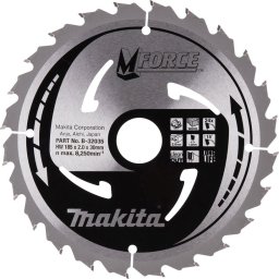 Makita MAKITA PIŁA TARCZOWA 185x30x24z M-FORCE DREWNO
