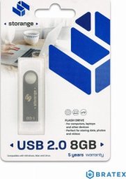 Pendrive Storange Storange pamiÄÄ 8 GB | Slim | USB 2.0 | grafit