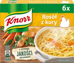 KNORR Knorr Rosół z kury 60 g (6 x 10 g)