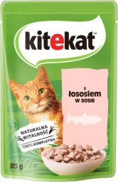 Kitekat Kitekat Karma pełnoporcjowa dla kotów z łososiem 85 g