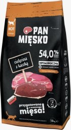  Pan Mięsko Karma Sucha dla Kota PAN MIĘSKO Cielęcina i Kaczka M 1,6kg