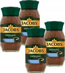 Jacobs Jacobs Krnung Decaff Kawa bezkofeinowa rozpuszczalna 100 g x 4 sztuki