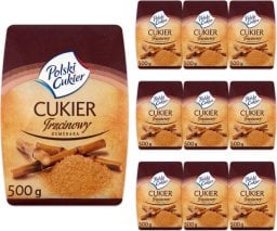 Polski Cukier Polski Cukier Cukier trzcinowy Demerara 500 g x 10 sztuk