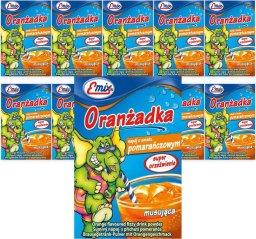 Emix Emix Oranżada o smaku pomarańczowym 16 g x 10 sztuk