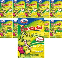 Emix Emix Oranżada o smaku cytrynowym 16 g x 10 sztuk