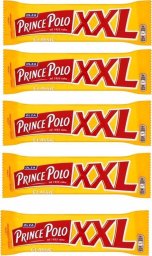 Prince Polo Prince Polo XXL Classic Kruchy wafelek z kremem kakaowym oblany czekoladą 50 g x 4 sztuk