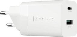 Ładowarka Varta Varta Speed Charger 38W GaN PD USB-C 20W + USB-A 18W, white