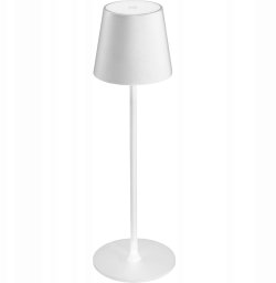 Lampa stołowa Platinet PLATINET TABLE RESTAURANT LAMP LAMPA BAROWA WATERPROOF IP44 REGULATION RECHARGABLE WHTE [45926]