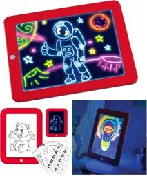  NO NAME MAGIC PAD TABLET GRAFICZNY MAGICZNY ZNIKOPIS TABLICA LED SZABLONY MAZAKI