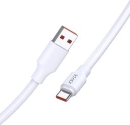 Kabel USB Jokade Kabel 1m 6A (USB - USB-C) Ładowanie i Transfer Danych Jokade Lifan Fast Charge (JA018) biały