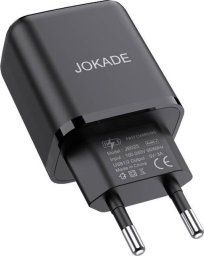 Ładowarka Jokade Ładowarka Sieciowa 5V/3A (2x USB) Jokade Tongshun Dual Port Smart EU Charger (JB025) czarna