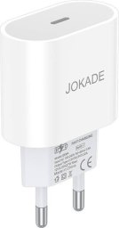 Ładowarka Jokade Ładowarka Sieciowa PD27W (1x USB-C) Jokade Baiyu Single Port EU Charger (JB064) biała