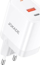 Ładowarka Jokade Ładowarka Sieciowa PD30W + QC3.0 (1x USB-C, 1x USB) Jokade Guangfeng (JB081) biała