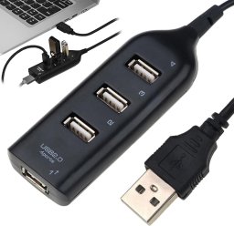 HUB USB Verk Group HUB USB rozdzielacz na 4 porty rozgałęźnik USB 2.0