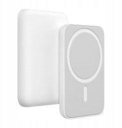 Powerbank EcoBox MagSafe 5000mAh Biały