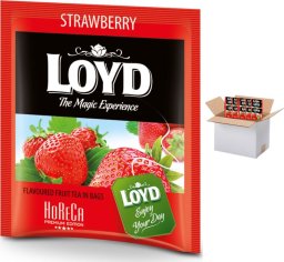 LOYD LOYD Herbata Strawberry 500 saszetek kopertowana (karton zbiorczy)