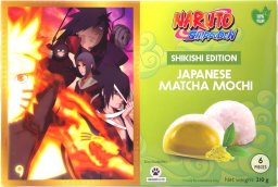 Yuki & Love Mochi Naruto Shippuden Shikishi Edition Matcha, ryżowe ciasteczka z zieloną herbatą 210g - Bamboo House