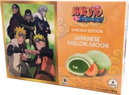 Awon Mochi Naruto Shippuden Shikishi Edition Melon, ryżowe ciasteczka z nadzieniem melonowym 180g - Bamboo House