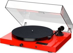 Gramofon Pro-Ject Audio Systems Pro-Ject JukeBox E1 + piano OM5e  Gramofon, System all-in-one / Plug and Play z Bluetooth, czerwony