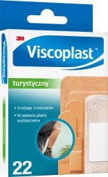 Viscoplast Zestaw plastrów VISCOPLAST Turystyczny, 5 rozmiarów, 22szt.