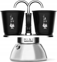 Kawiarka Bialetti Bialetti - Set Mini Express Induction 2tz Czarna + 2 filiżanki
