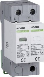 Noark NOARK Ogr. przep., typ I+II, 275 V AC, 12,5 kA, wymienna wkładka, 1+N-bieg., Ex9UE1+2 12.5 1PN 275