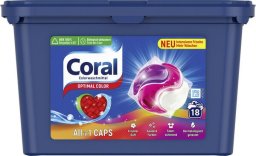 Unilever Coral Optimal Color Kapsułki do Prania 18 szt. DE