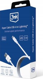 Kabel USB 3MK USB-A - Lightning 1.2 m Wielokolorowy (3MK15853)