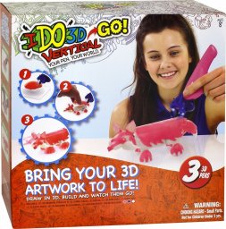 Formatex Ido3D, Bring Your 3D Artwork To Life, 3 Color Change Vertical Pens, Drawing Playset, For Boys, 8+ years For Boys