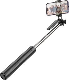 Selfie stick Hoco HOCO uchwyt selfie z pilotem bezprzewodowym tripod K19 czarny